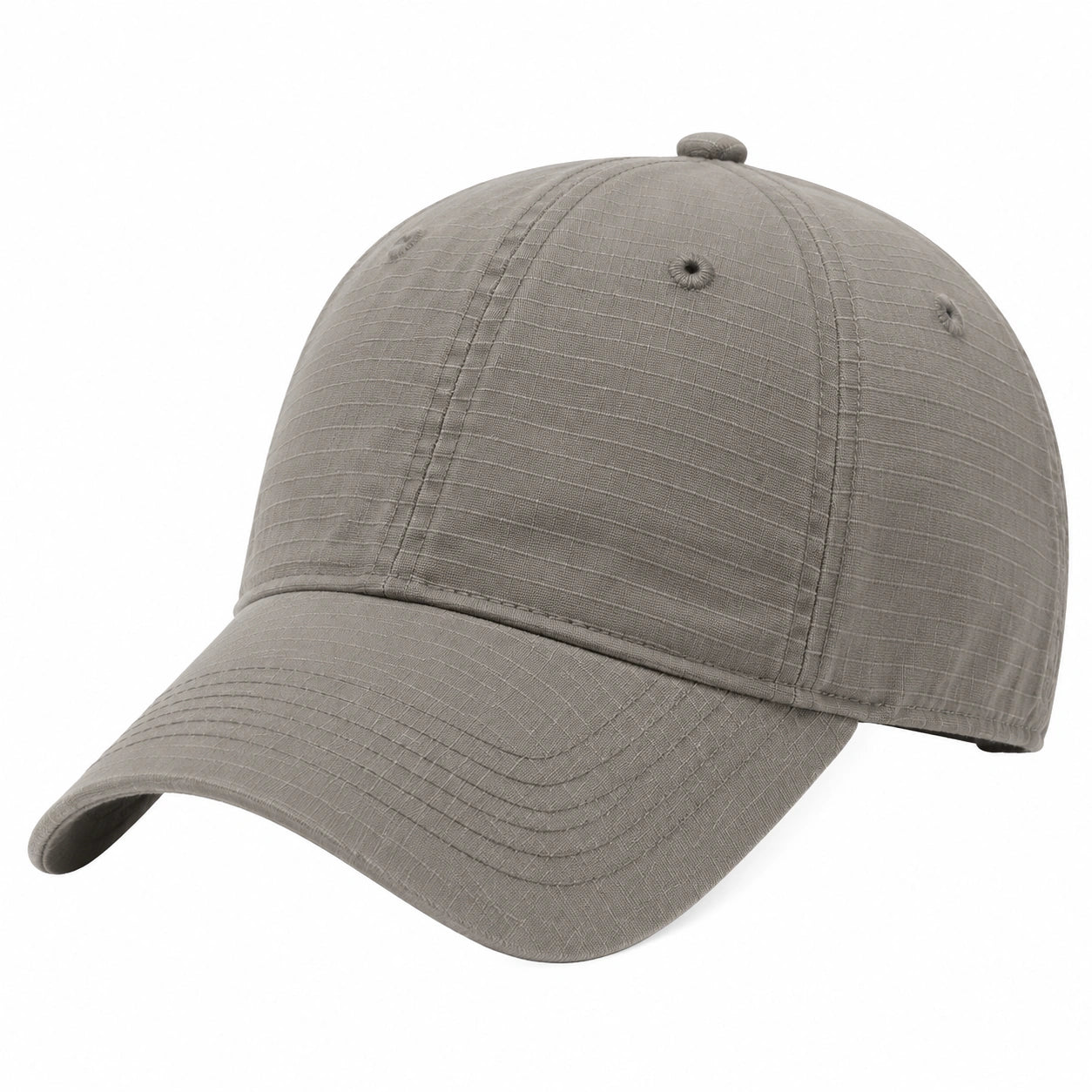 Casquette taille unique textile gris taupe à visière courbée pour usage quotidien
